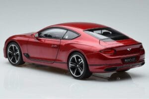 Bentley Continental GT Candy Punane Norev 1:18 182788 Metall - pilt 6/7