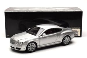 Bentley Continental GT Hõbedane Minichamps 1:18 100139021 Metall - pilt 8/8