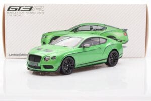 Bentley Continental GT3-R Apple Roheline Almost Real 1:18 830402 Metall - pilt 8/8