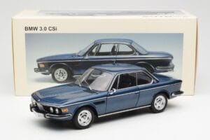 BMW 3.0 CSi E9 Sinine Metallik AUTOart 1:18 70672 Metall - pilt 8/8