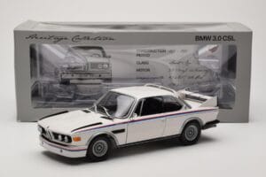 BMW 3.0 CSL E9 Valge Heritage Edition Minichamps 1:18 80432411550 Metall - pilt 8/8