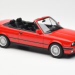 BMW 318i E30 Kabriolett Punane Norev 1:18 - image 4 of 6