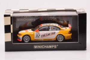 BMW 320i E46 Wiechers Sport #32 Hennerici / Wiechers WTCC 2005 Minichamps 1:43 400052432 Metall - pilt 4/4