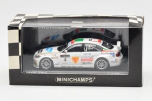 BMW 320si E90 BMW Team Italy Spain #4 A. Zanardi WTCC Brno 3rd Race 2007 Minichamps 1:43 400072604 Metall - pilt 4/4
