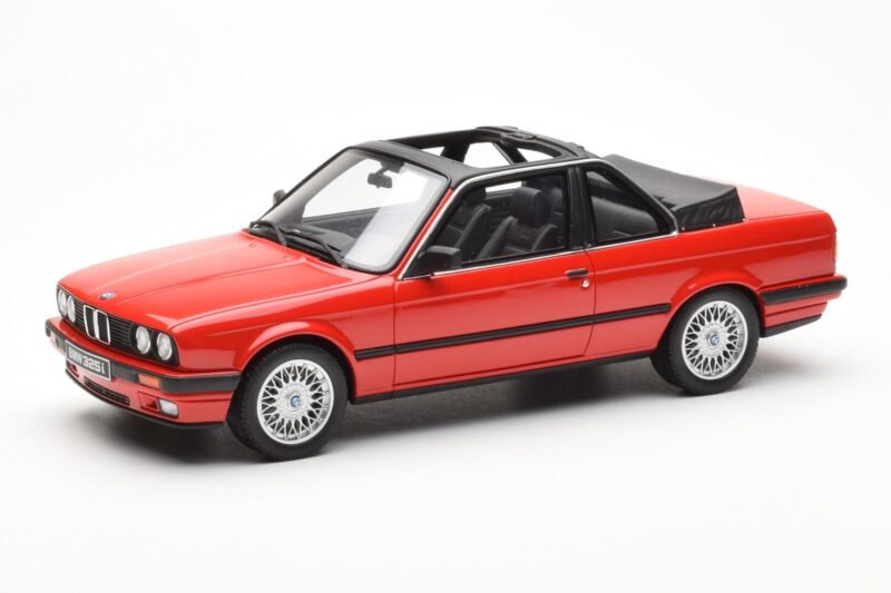 BMW 325i E30 Baur Punane Metallic Otto 1:18