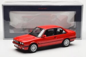 BMW 325i E30 Punane Norev 1:18 183202 Metall - pilt 6/6