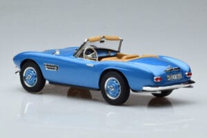 BMW 507 Sinine Norev 1:18 183234 Metall - pilt 5/6