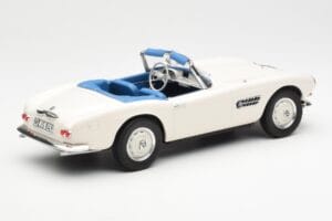 BMW 507 Roadster Valge Norev 1:18 183232 Metall - pilt 2/6