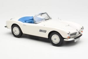 BMW 507 Roadster Valge Norev 1:18 183232 Metall - pilt 4/6