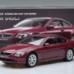 BMW 645Ci E63 Tumepunane Kyosho 1:18 08701CR Metall - image 7 of 7