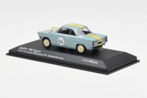 BMW 700 Sport #64 Hulbusch / Stausberg 12 Hours of Nurburgring 1961 Minichamps 1:43 400612364 Metall - pilt 3/4