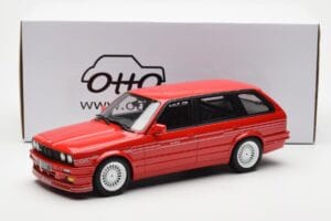 BMW Alpina B3 2.7 E30 Touring Punane Otto 1:18 OT366 Vaik - pilt 6/6