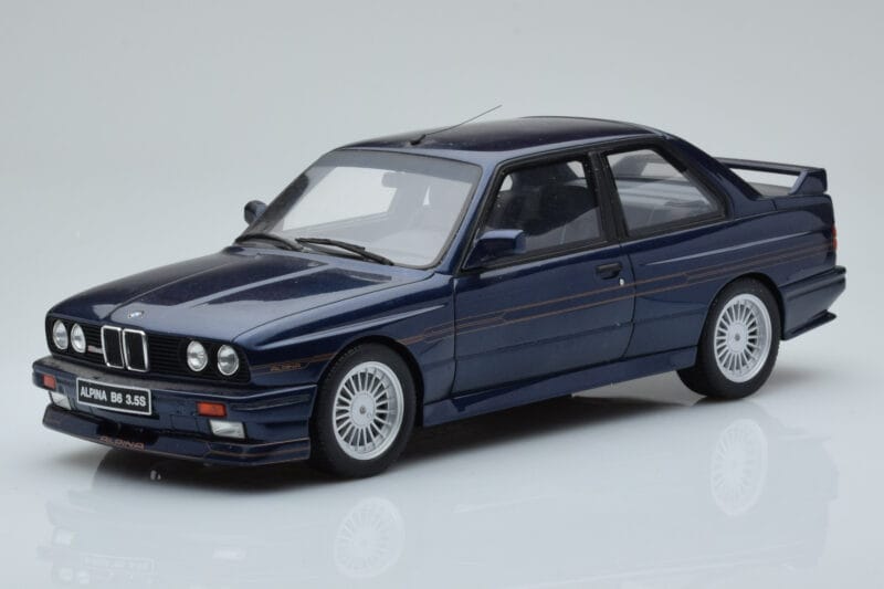 BMW Alpina B6 E30 3.5S Sinine Otto 1:18