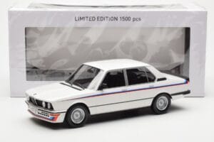 BMW M535i E12 Valge Norev 1:18 183265 Metall - pilt 5/5