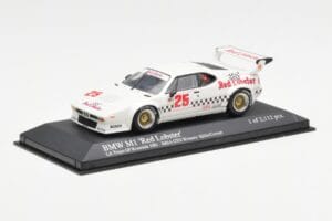 BMW M1 IMSA #25 Red Lobster Cowart / Miller LA Times Grand Prix Winner 1981 Minichamps 1:43 430812525 Metall - pilt 2/4