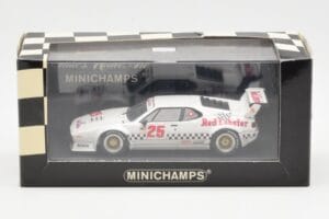BMW M1 IMSA #25 Red Lobster Cowart / Miller LA Times Grand Prix Winner 1981 Minichamps 1:43 430812525 Metall - pilt 4/4