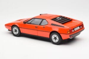 BMW M1 Oranž Metallik Norev 1:18 183222 Metall - pilt 7/8