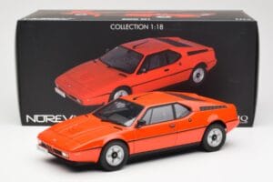 BMW M1 Oranž Metallik Norev 1:18 183222 Metall - pilt 8/8