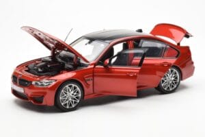 BMW M3 Competition F80 Sakhir Oranž Norev 1:18 80432411553 Metall - pilt 2/8