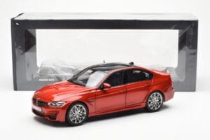 BMW M3 Competition F80 Sakhir Oranž Norev 1:18 80432411553 Metall - pilt 8/8