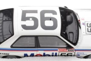 BMW M3 E30 #56 P. Brock / J. Richards Mobil Bathurst 1000 1988 AUTOart 1:18 88847 Metall - pilt 8/9
