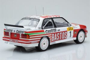 BMW M3 E30 Bastos #1 R. Ravaglia / E. Pirro / E. Van de Poele 24 Hours of Spa 1991 IXO 1:18 18RMC081A Metall - pilt 2/6