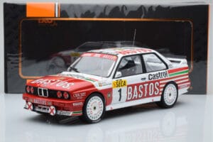 BMW M3 E30 Bastos #1 R. Ravaglia / E. Pirro / E. Van de Poele 24 Hours of Spa 1991 IXO 1:18 18RMC081A Metall - pilt 6/6