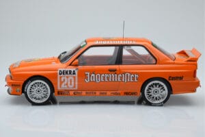 BMW M3 E30 Jagermeister #20 W. Gardner DTM Nurburgring 1992 IXO 1:18 18RMC082B Metall - pilt 3/6