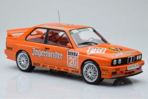 BMW M3 E30 Jagermeister #20 W. Gardner DTM Nurburgring 1992 IXO 1:18 18RMC082B Metall - pilt 4/6