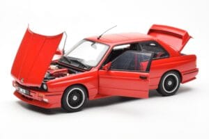 BMW M3 E30 Sport Evolution Cecotto Edition Punane AUTOart 1:18 70566 Metall - pilt 2/8