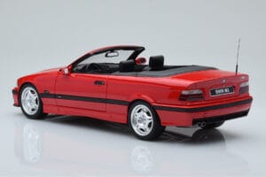 BMW M3 E36 Kabriolett Punane Otto 1:18 OT1048 Vaik - pilt 5/6
