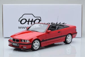 BMW M3 E36 Kabriolett Punane Otto 1:18 OT1048 Vaik - pilt 6/6