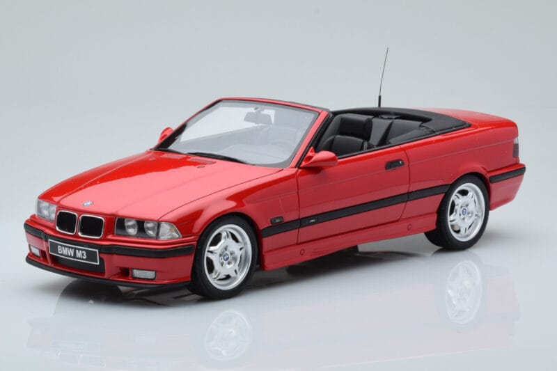 BMW M3 E36 Kabriolett Punane Otto 1:18