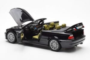 BMW M3 E46 Kabriolett Must Kyosho 1:18 80430024431 Metall - pilt 5/8