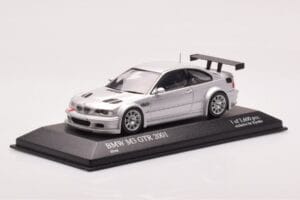 BMW M3 E46 GTR Street Hõbedane Minichamps 1:43 403012105 Metall - pilt 2/4