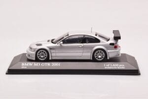 BMW M3 E46 GTR Street Hõbedane Minichamps 1:43