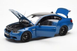 BMW M3 E92 Laguna Seca Blue Kyosho 1:18 08734LBL Metall - pilt 2/8
