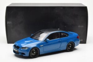 BMW M3 E92 Laguna Seca Blue Kyosho 1:18 08734LBL Metall - pilt 8/8