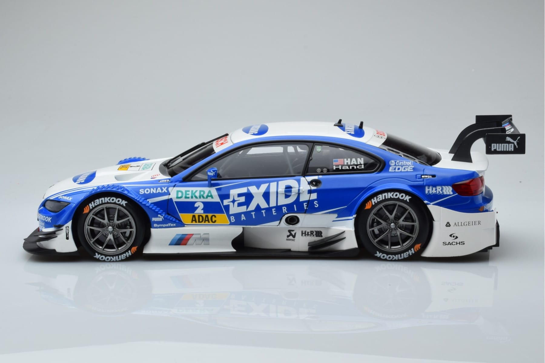 BMW M3 #2 BMW Team RMG A.J. Hand DTM 2012 Minichamps 1:18 100122202 Metall - pilt 4/8