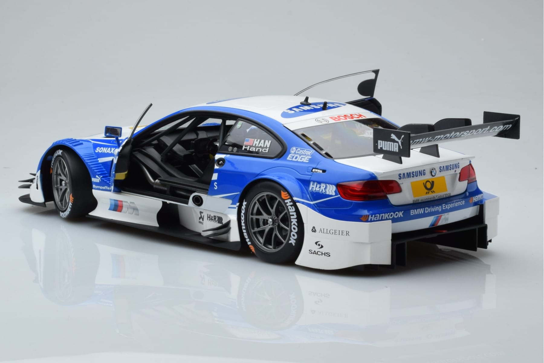 BMW M3 #2 BMW Team RMG A.J. Hand DTM 2012 Minichamps 1:18 100122202 Metall - pilt 7/8