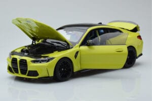 BMW M4 G82 Kollane Edasimüüja Eriväljaanne Minichamps 1:18 80435A51949 Metall - pilt 2/8