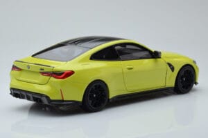 BMW M4 G82 Kollane Edasimüüja Eriväljaanne Minichamps 1:18 80435A51949 Metall - pilt 3/8