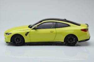 BMW M4 G82 Kollane Edasimüüja Eriväljaanne Minichamps 1:18 80435A51949 Metall - pilt 4/8