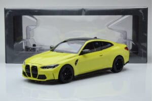 BMW M4 G82 Kollane Edasimüüja Eriväljaanne Minichamps 1:18 80435A51949 Metall - pilt 8/8