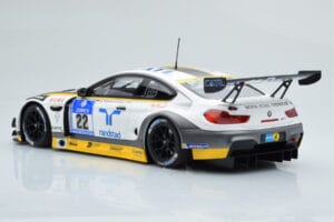 BMW M6 GT3 Rowe Racing #98 A. Graf / R. Westbrook / N. Catsburg / N. Paltalla 24 Hours of Nurburgring 2016 Minichamps 1:18 15 - pilt 5/6