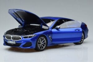 BMW M850i G15 Sinine Metallic Norev 1:18 183286 Metall - pilt 2/7