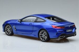 BMW M850i G15 Sinine Metallic Norev 1:18 183286 Metall - pilt 6/7