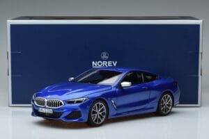 BMW M850i G15 Sinine Metallic Norev 1:18 183286 Metall - pilt 7/7