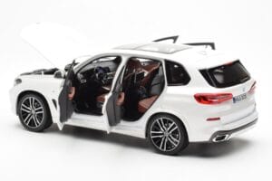 BMW X5 G05 Valge Paragon 1:18 80432450996 Metall - pilt 5/8
