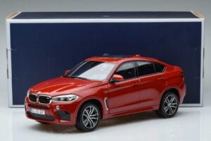 BMW X6M F86 Punane Norev 1:18 183242 Metall - pilt 7/7